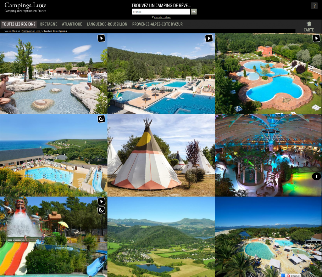 Campings.Luxe, un site Internet qui recense les plus beaux campings de France
